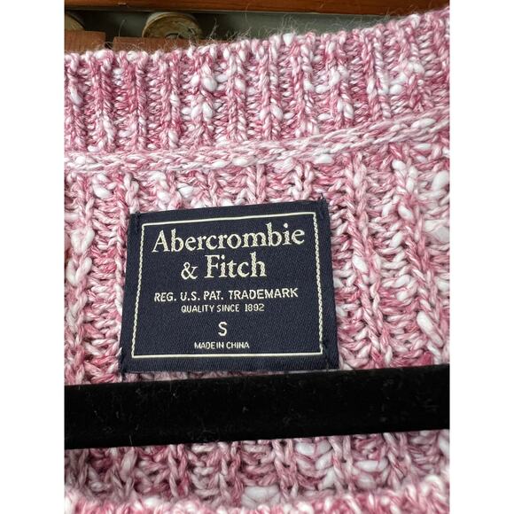 Abercrombie & Fitch Women's Marled Shaker Pullover Sweater Long Sleeve Size S - Picture 6 of 10